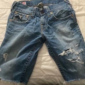 Men’s True Religion Denim Shorts Size 28